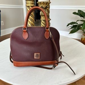 Dooney & Bourke Pebble Grain Zip Satchel